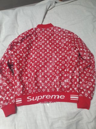 jacket bomber Louis Vuitton Supreme monogram