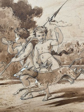 Eugène Lacoste, dibujo antiguo, siglo XIX