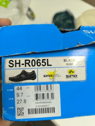 Zapatillas Ciclismo Shimano Negras T44