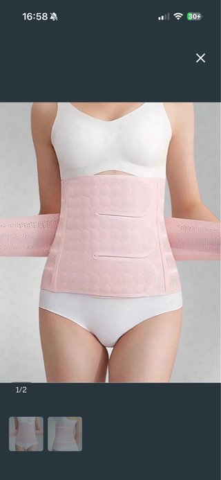 Faja posparto sin usar Talla Única Rosa