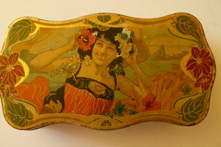 Caja Galletas Olibet Rentería Art Nouveau