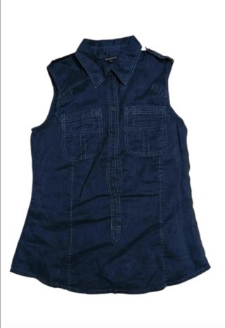 Camicetta senza maniche BLASTON blu taglia S