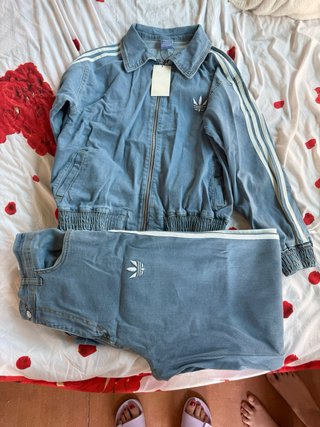 Conjunto Adidas Chándal Denim Mujer