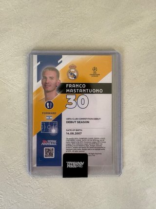 Mastantuono Topps Total Football /75 RC