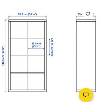 Estantería Kallax Ikea Blanca SIN ESTOS CAJONES