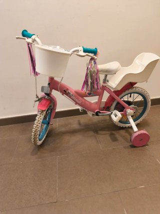 Bicicleta Infantil Huffy Disney 14" Rosa