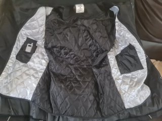 Chaqueta Moto Kum Negra Talla M Forro Desmontable