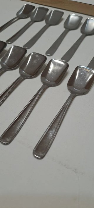 Set 12 cucchiaini da gelato Inox Facix
