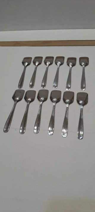 Set 12 cucchiaini da gelato Inox Facix
