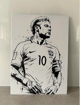 Quadro Neymar JR 10 Brasile