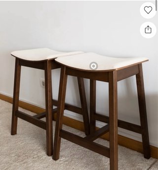 Taburete Cocina/Bar Madera Marrón 63cm