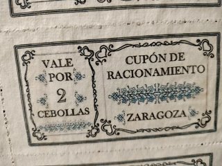Cartillas Raciones Españolas 1942