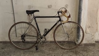 Bicicleta de carretera clásica