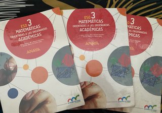 Libros de texto 3 ESO /IES Antonio Buero Vallejo