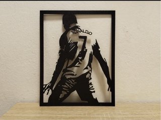 Decorazione da parete calciatore Ronaldo