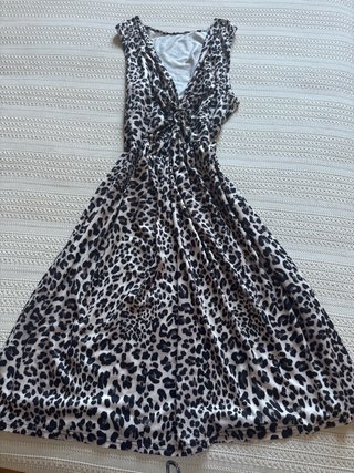 Vestido estampado leopardo