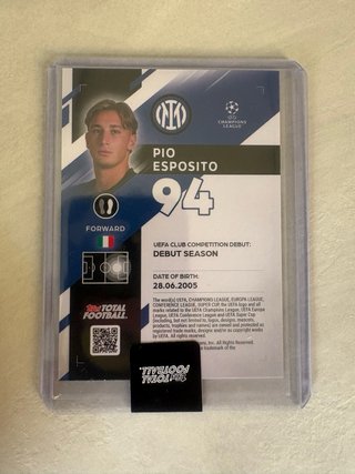 Pio Esposito Total Football RC /75