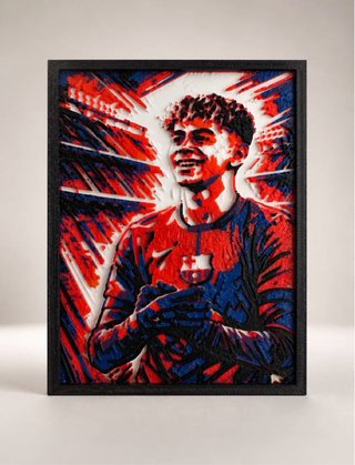 Ritratto calciatore 3D