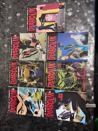 Set fumetti diabolik