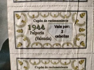Cartillas de raciones Españolas