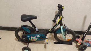 Lote bici infantil y patinete