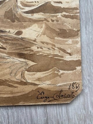 Eugène Lacoste, dibujo antiguo, siglo XIX