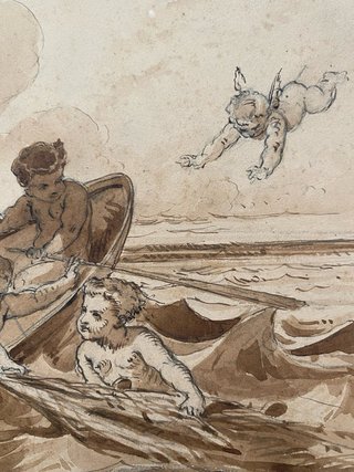 Eugène Lacoste, dibujo antiguo, siglo XIX
