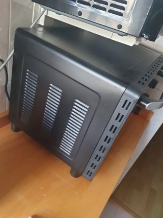 Horno compacto negro