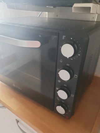 Horno compacto negro