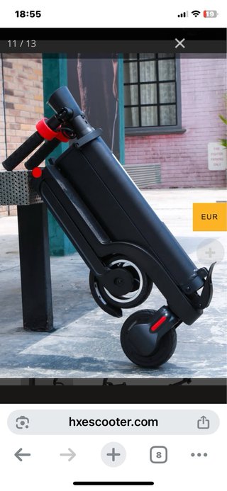Patín Eléctrico Plegable HX X6 con Asiento