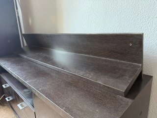 Mueble salón + mesa extensible + 4 sillas