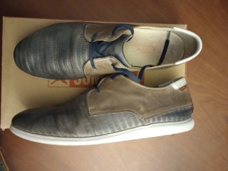 Zapatos Pikolinos Náuticos Marrón y Azul