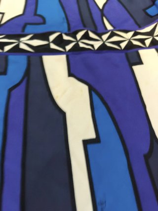 Vestido Emilio Pucci Azul y Blanco