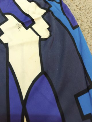 Vestido Emilio Pucci Azul y Blanco