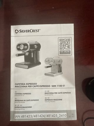 Cafetera Espresso SilverCrest NUEVA