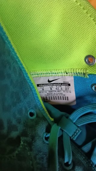 Nike Toki Talla 42 azul leopardo
