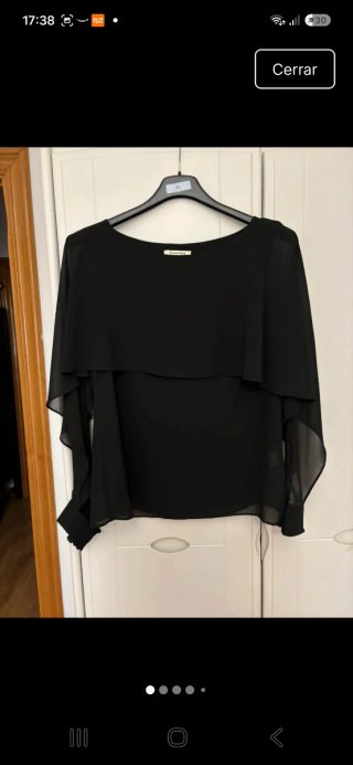Blusa negra talla M