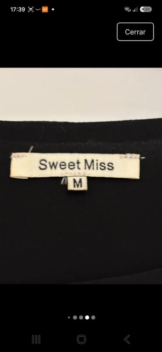 Blusa negra talla M