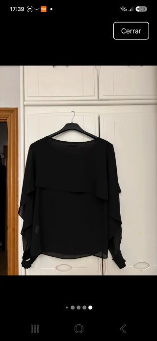 Blusa negra talla M