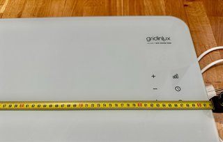 Radiador Cristal Gridinlux Blanco Plata