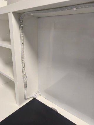 Escritorio Ikea Blanco y Negro