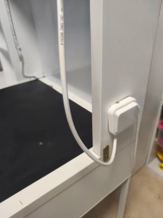 Escritorio Ikea Blanco y Negro