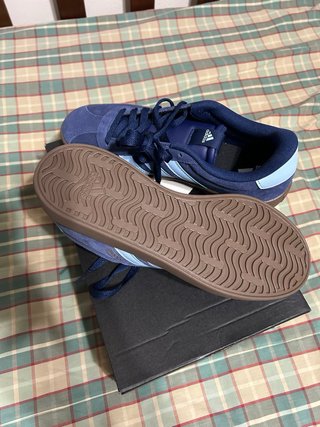Zapatillas Adidas VL Court 3.0 Azul/Marrón Talla 4
