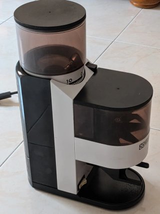 Molinillo Rancilio Rocky Blanco