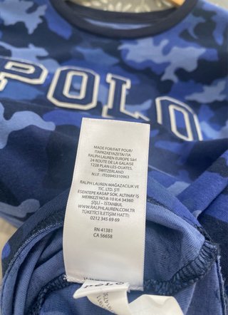 Camiseta Polo Ralph Lauren Camuflaje Azul