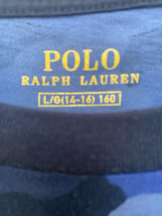 Camiseta Polo Ralph Lauren Camuflaje Azul
