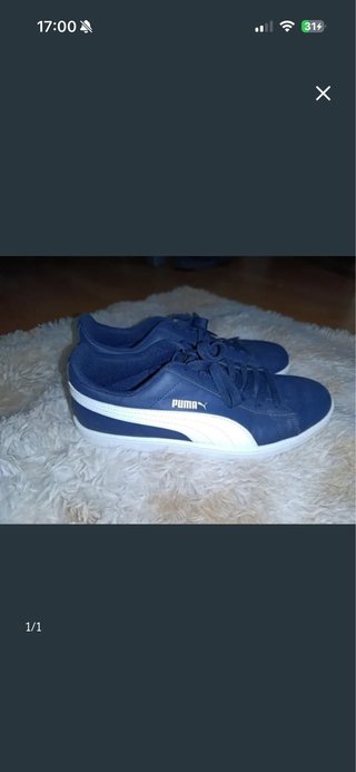 Zapatillas Puma Hombre Azul/Blanco