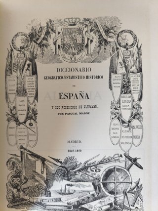 ALMERÍA DICCIONARIO GEOGRÁFICO HISTÓRICO MADOZ