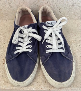 Playeros Pepe Jeans Azul/Rosa Talla 42
