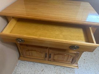 Mesa Cajonera Madera Maciza
